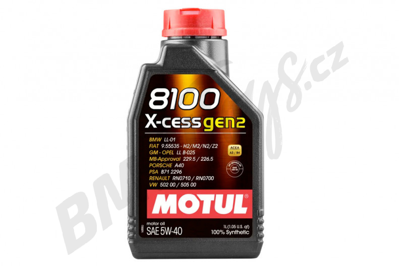 Motorový olej Motul 8100 X-CLEAN Gen2 5W-40 1L